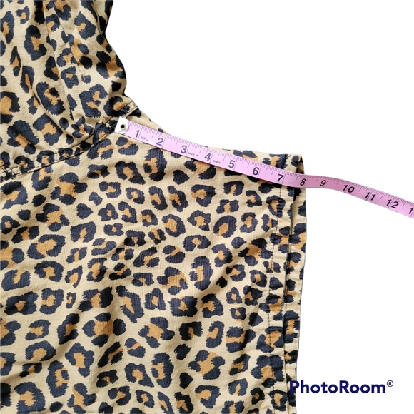 DIVIDED LEOPARD PRINT SHORTS W DRAWSTRING WAIST - XL - Picture 6 of 8